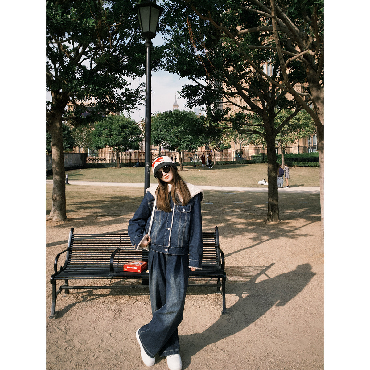 FF BLUE 北山雪顶 90棉两色大翻领羊羔毛夹棉外套冬季氛围感上衣,女装/女士精品,短外套,淘宝优惠券,粉丝福利购,淘宝优惠卷