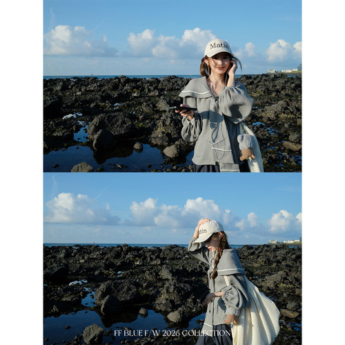 FFBLUE航海少女海军领外套上衣