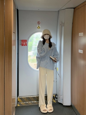 长腿显瘦拖地百搭休闲裤