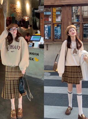 FF BLUE 长款/短款 万搭功臣 华夫百褶鱼尾半身裙不规则短裙