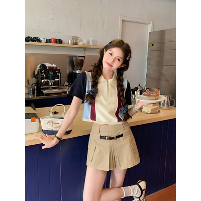 FFBLUE百搭显瘦超短裙裤