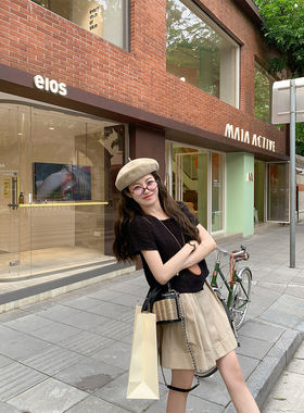 FF BLUE 黑玫瑰织夜 前后两穿肌理感显瘦设计感衬衫黑色短款上衣