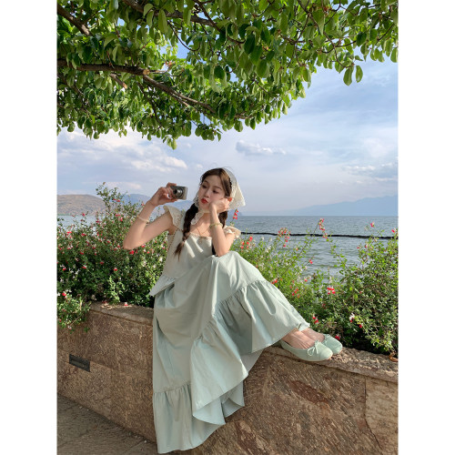 FFBLUE气质小飞袖套装女