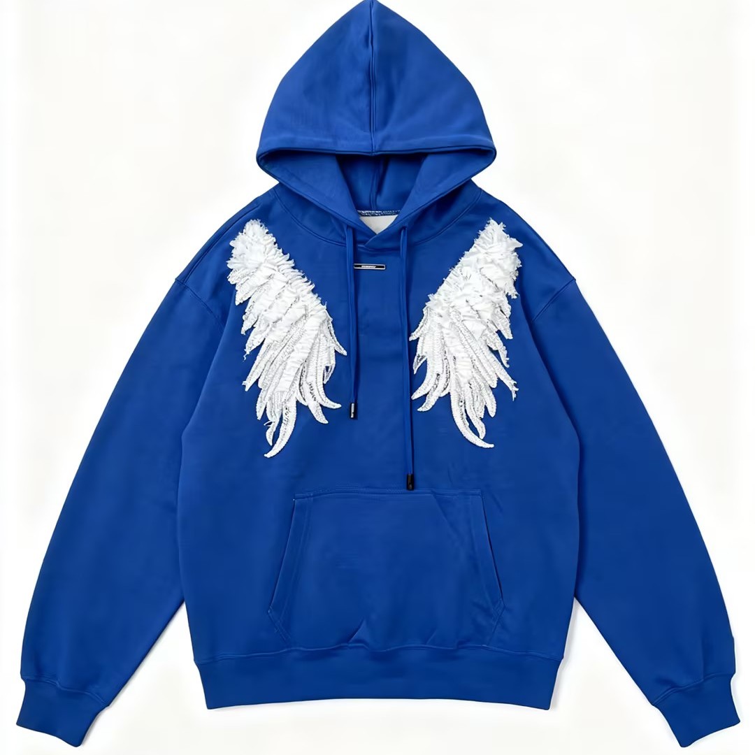 湛蓝羽翼连帽卫衣/雪羽之境连帽卫衣C11ADT5068B05/W03