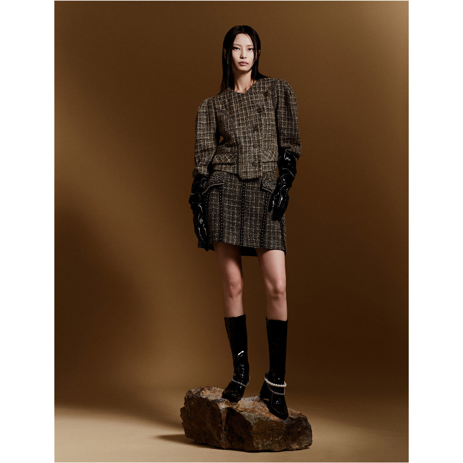 【直播专属】CHICCO MAO 古典阔肩香风上衣外套 C222-1389-84,女装/女士精品,短外套,淘宝优惠券,粉丝福利购,淘宝优惠卷