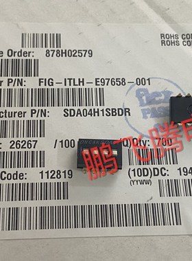 原装美国C&k 贴片4位拨码开关SDA04H1SBDR 琴键式平拨编码2.54mm