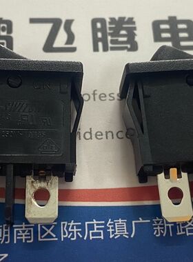 原装美国E-SWITCH 直插2脚2档船型开关 液晶电视电源翘板 按钮键