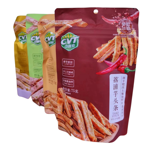 中越泰CVT香脆芋头条75g芋头酥蟹黄海苔味香芋条吃货零食小吃包邮