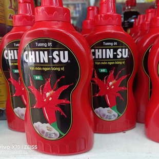 越南CHIN 拌酱料拌面下饭 SU金苏辣椒酱蒜蓉甜辣酱蘸料调味品500g