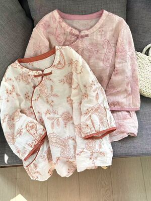 2026新款刺绣上衣清凉文艺风腰果花宽松苎麻衬衣