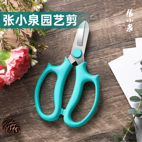 张小泉园艺花艺剪刀宽头鲜花剪