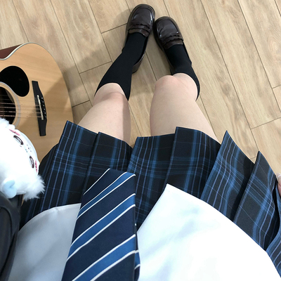 深海格裙校供感学院风JK裙