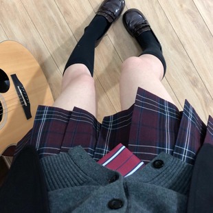 【神仙 club】玲子格裙  jk格裙 制服校供感jk裙  百褶格子裙百搭