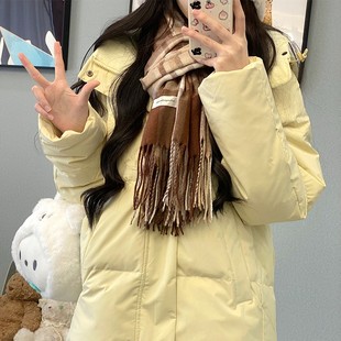 神仙club 加厚学院风甜美宽松保暖外套 2024年长短款 羽绒服冬季
