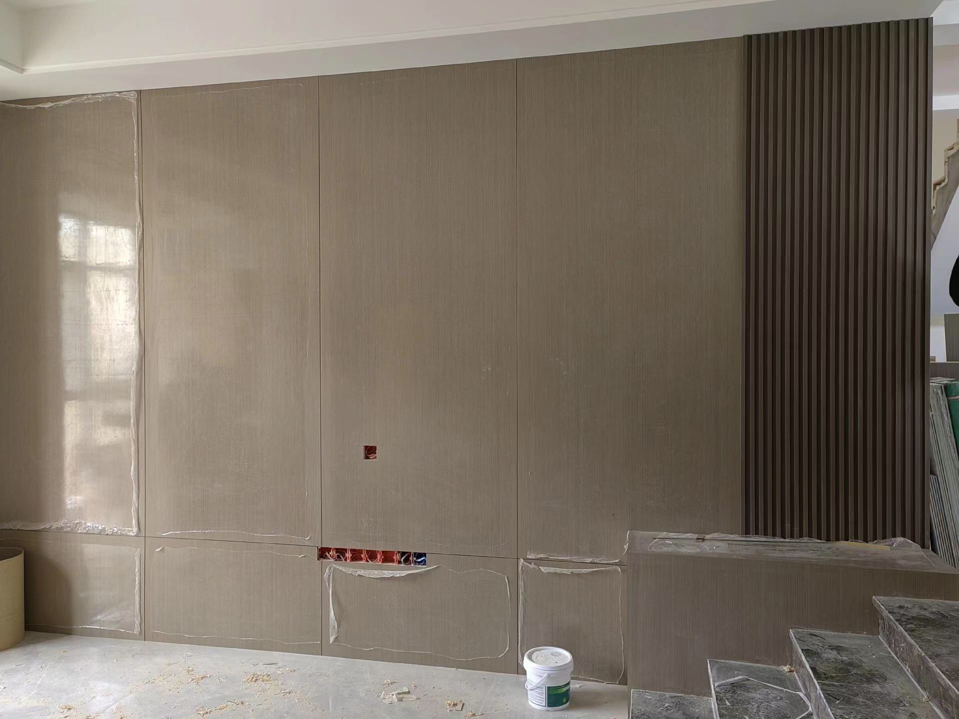 科技木板实木贴皮装饰板免饰漆面电视欧单纪沙发背科景墙定板kd板