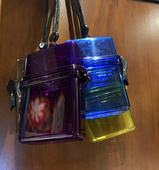 亚文化街头嘻哈挂饰亚克力烟盒防水创意潮流透明收纳存储盒项链