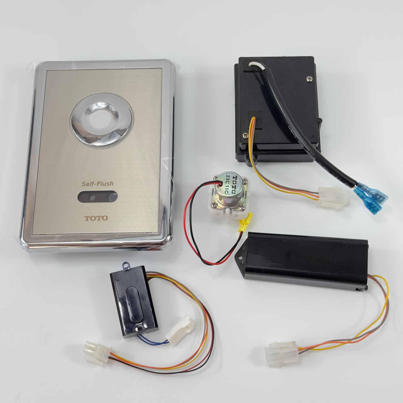 TOTO大便感应冲洗阀DCE603UE蹲便器602U配件卫生间感应式冲水阀