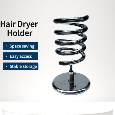 跨境台式桌面吹风机支架家用浴室卫生间不锈钢免打孔电吹风筒支架