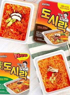 八道牛肉泡菜味碗面方便面86g迪丽热巴韩剧同款速食夜宵泡面拉面