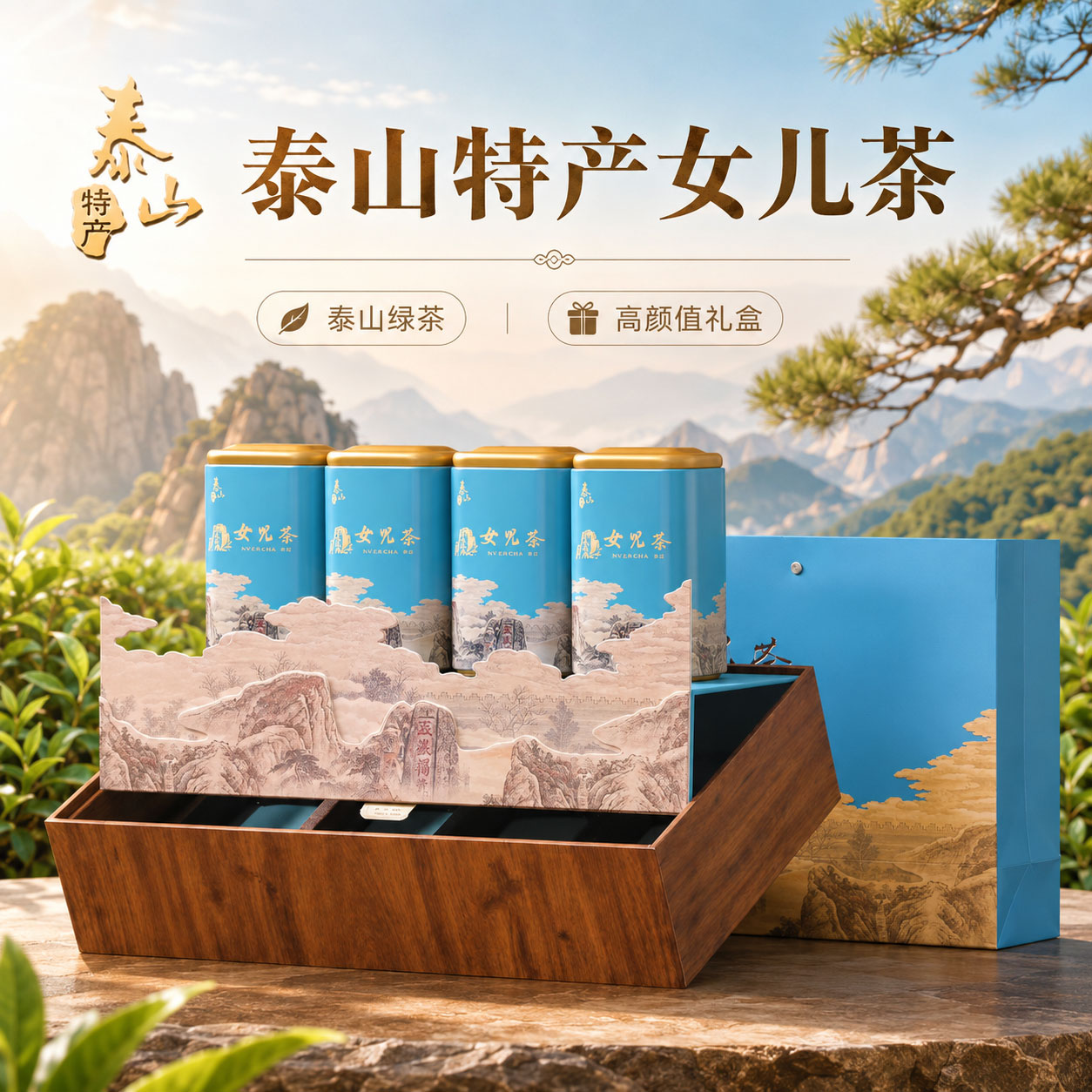 【登泰山】女儿茶泰山绿茶-新茶