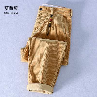 莎芭绮长裤休闲裤灯芯绒