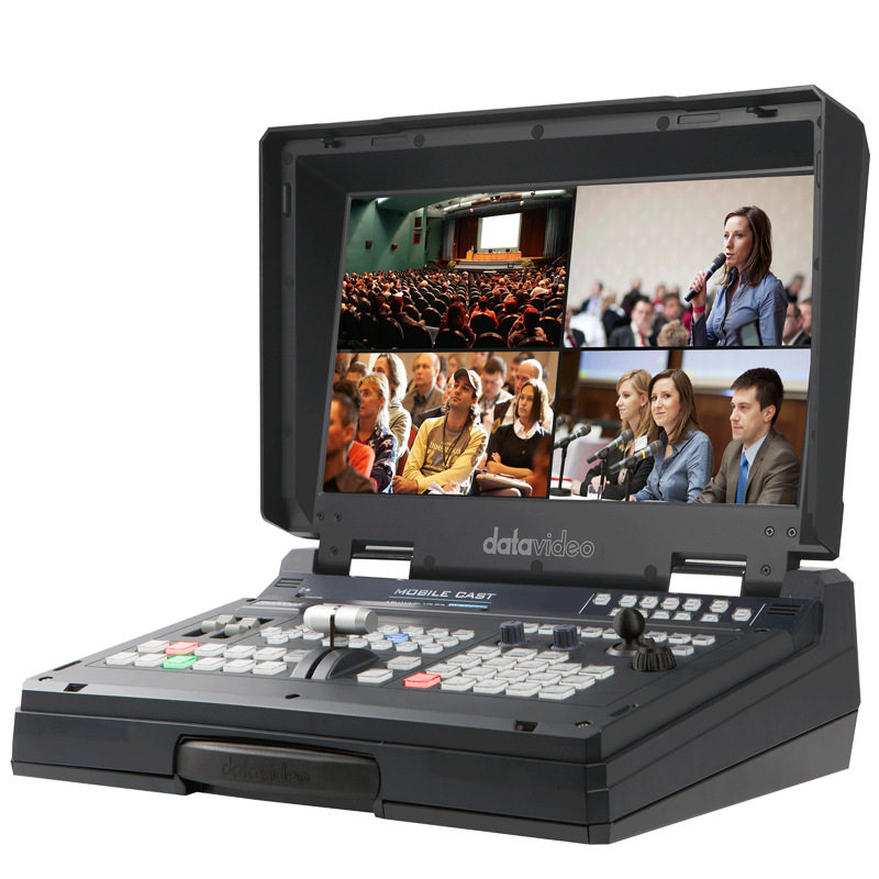 洋铭HS-1500T HD/SD 4通道便携式移动演播室大型会议录播系统