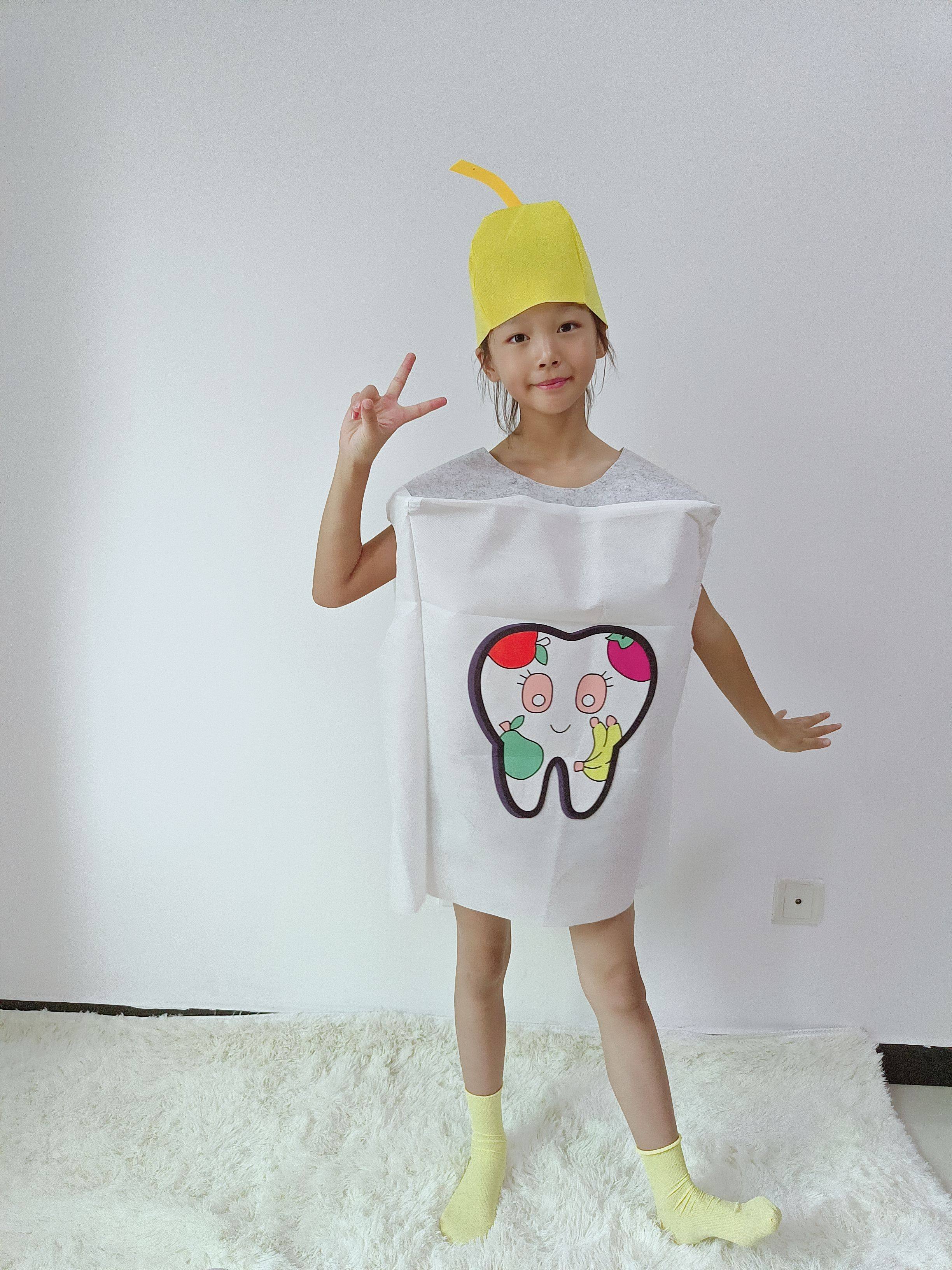 儿童牙细菌大作战表演服牙齿服装病菌病毒牙虫牙细菌大战舞蹈服