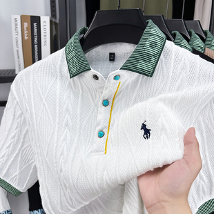 清爽POLO衫 T恤商务翻领半袖 夏季 休闲百搭透气短袖 时尚 保罗男士