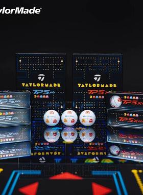 正品全新TaylorMade泰勒梅高尔夫球PacMan联名限定TP5x Pix五层球