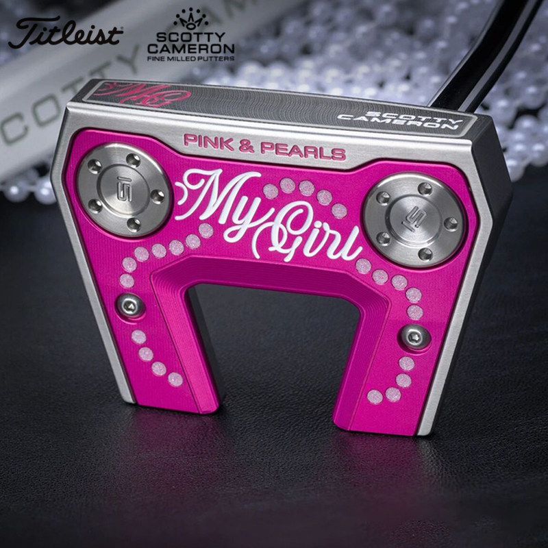 Titleist卡梅隆限量PINK&PEARLS闪耀粉珍珠25款MY GIRL高尔夫推杆