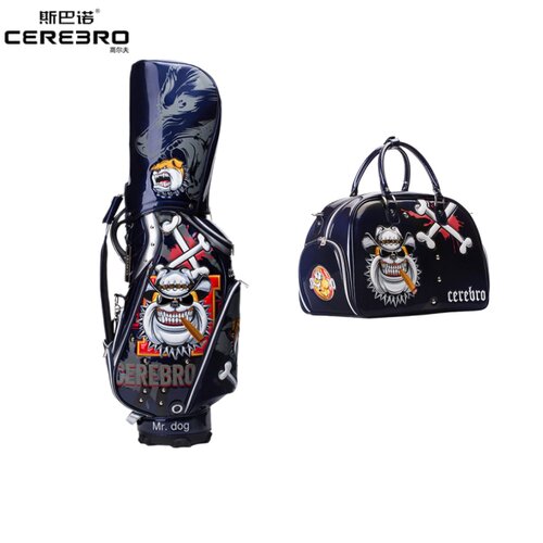 cerebro高尔夫球包亮皮防水Mrdog