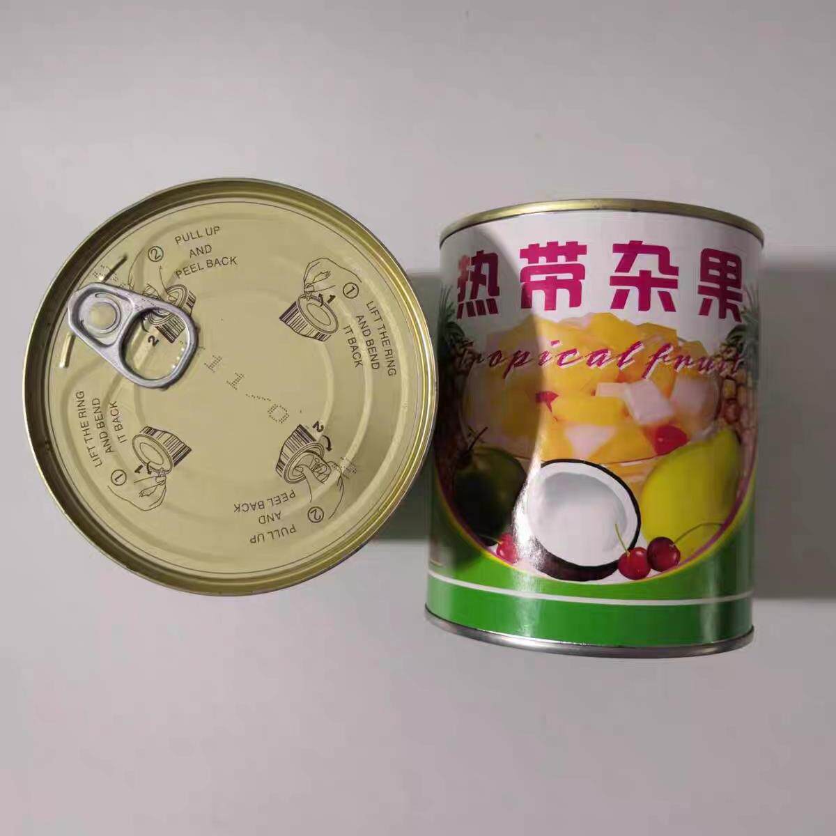 绿河什锦罐头850g*24罐/箱包邮新鲜杂果烘培午后水果丁罐头