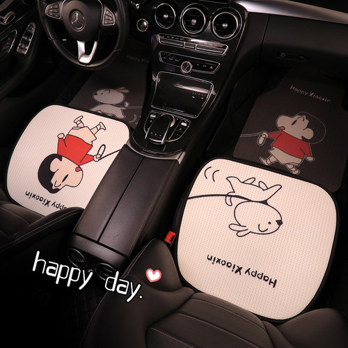 卡通汽车坐垫四季通用舒适透气