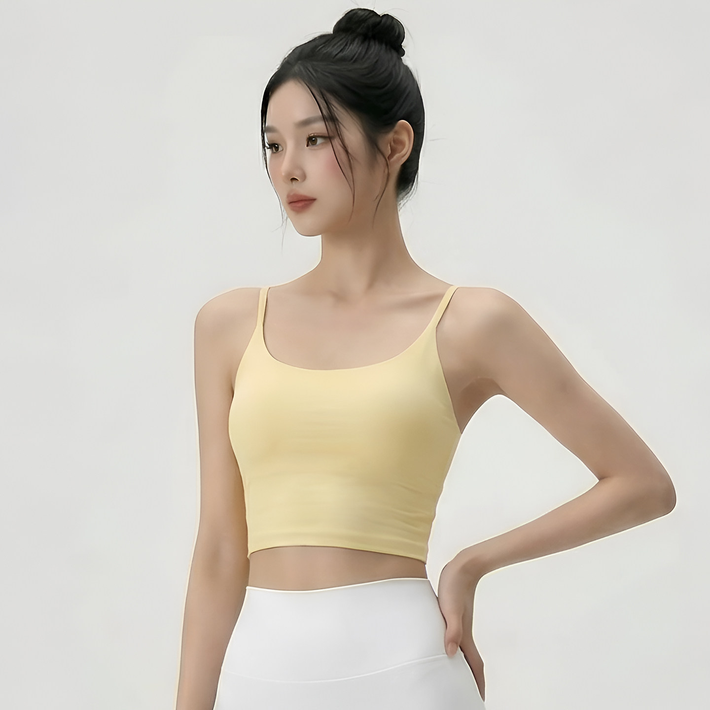 一体式夏季女款运动外穿吊带内衣美背防震跑步文胸普拉提瑜伽背心