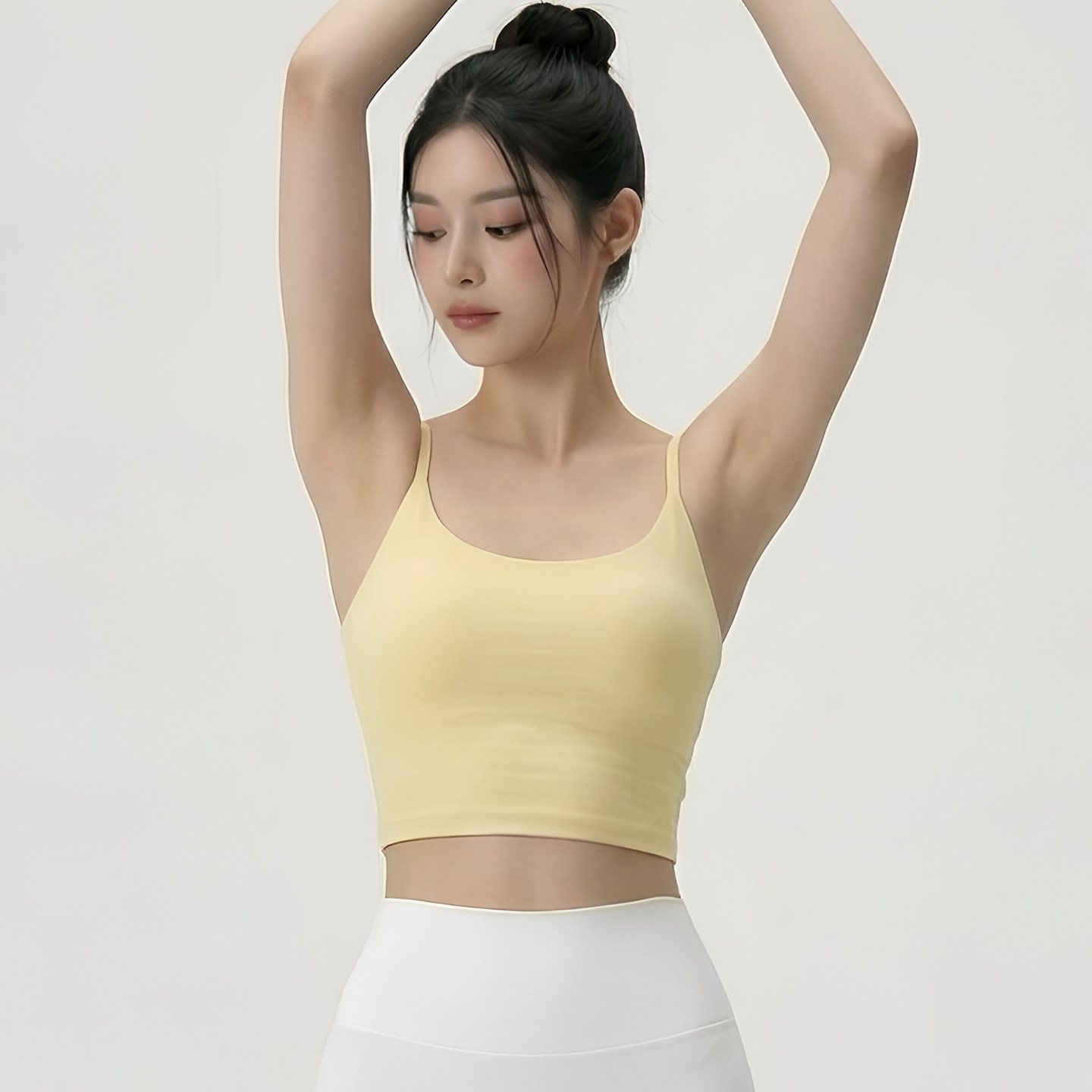 一体式夏季女款运动外穿吊带内衣美背防震跑步文胸普拉提瑜伽背心