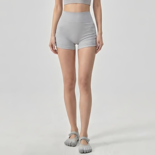 收腹提臀普拉提 裸感高弹瑜伽短裤 可可推推荐 夏外穿跑步运动三分裤