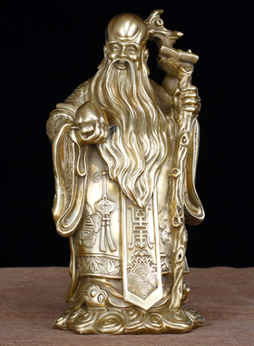 纯铜南极仙翁高档生日礼物寿星公