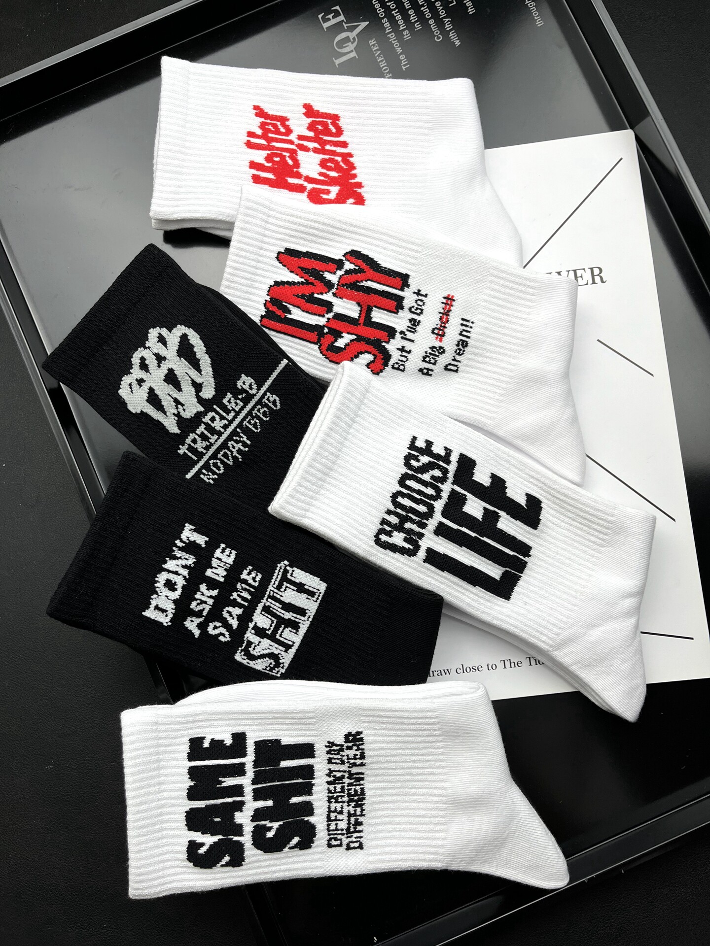 Mid-Calf Skateboard Socks - Taobao product photo 4