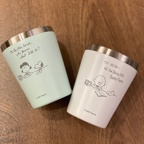 现货 SNOOPY史努比卡通可爱随手杯咖啡杯不锈钢保温保冷日本采购