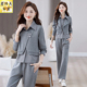 假两件卫衣衬衫 时尚 职业洋气妈妈装 女春秋2026新款 两件套 休闲套装