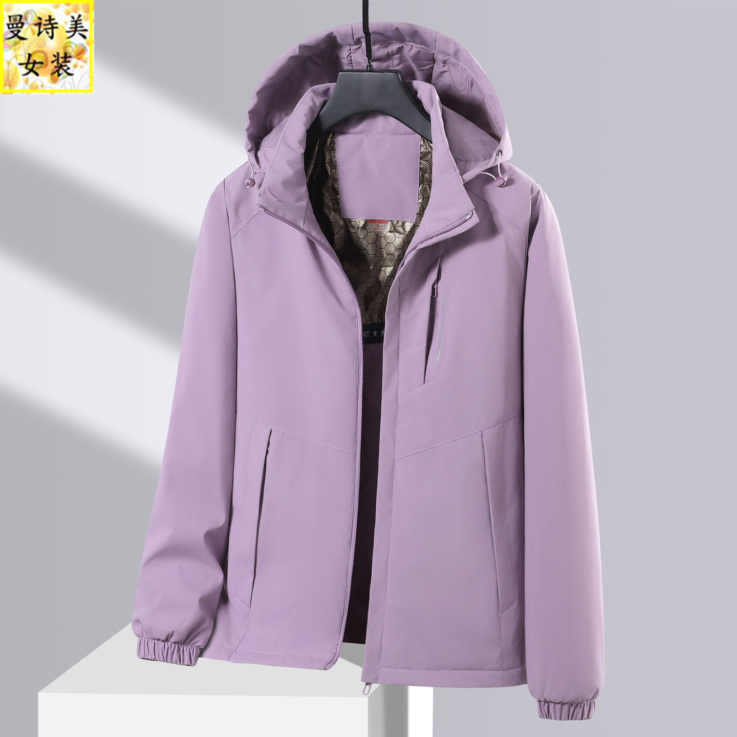 情侣款冲锋衣男女保暖一体棉服