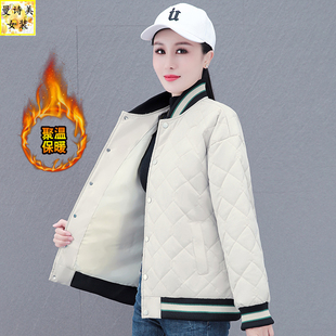 机行棉棒球服女短款羽绒棉服2025新款韩版情侣男保暖宽松显瘦外套