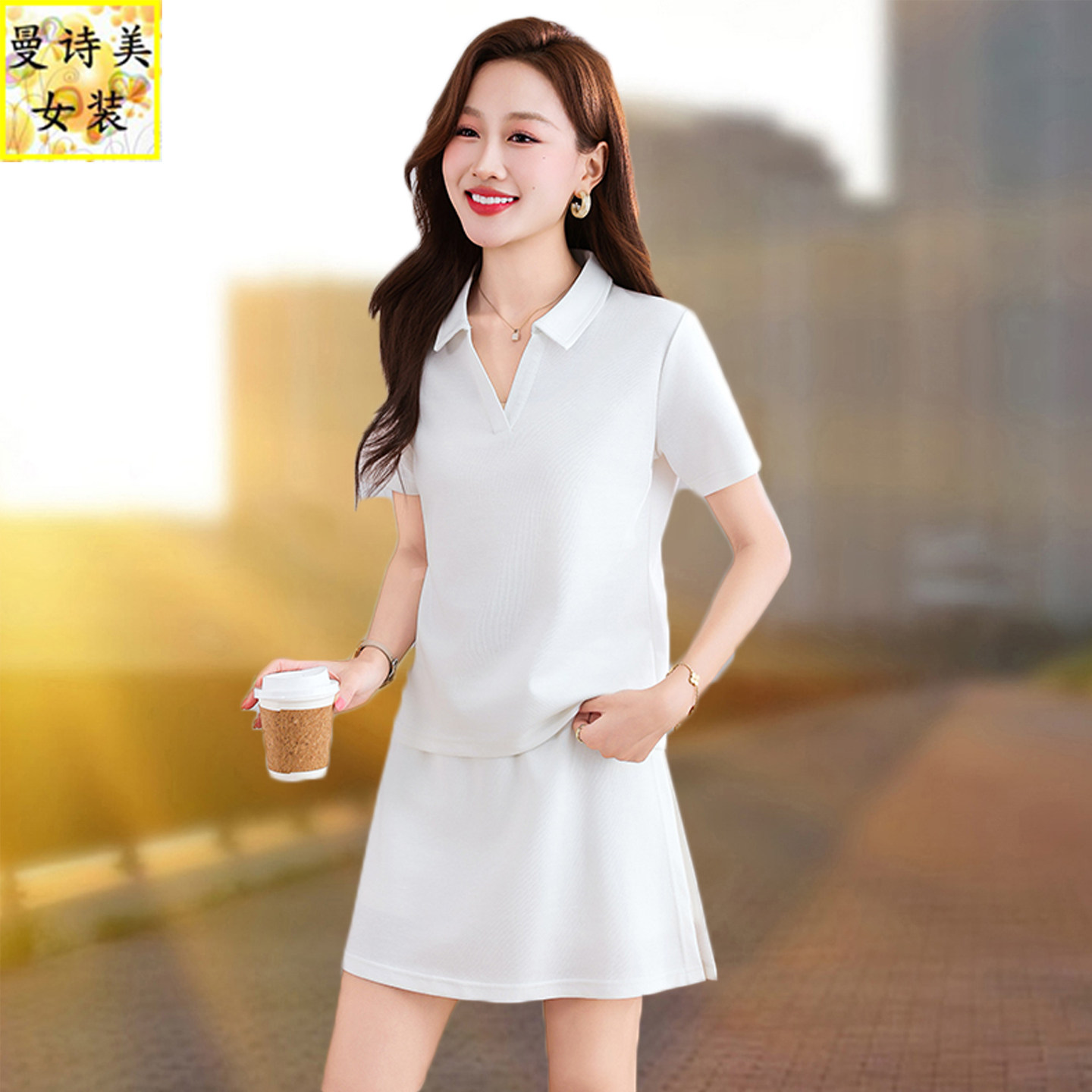 短裙裤运动套装女士夏季两件套