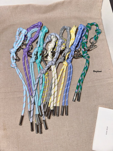 多功能手工编织尼龙绳手链miu系包包挂件挂绳手机链汽车钥匙挂饰