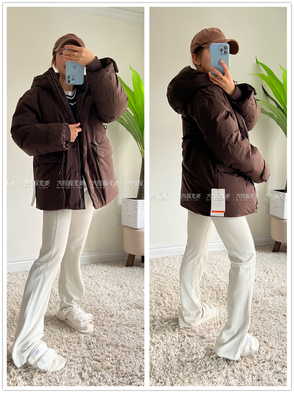 lululemon防水防风羽绒大衣/马甲