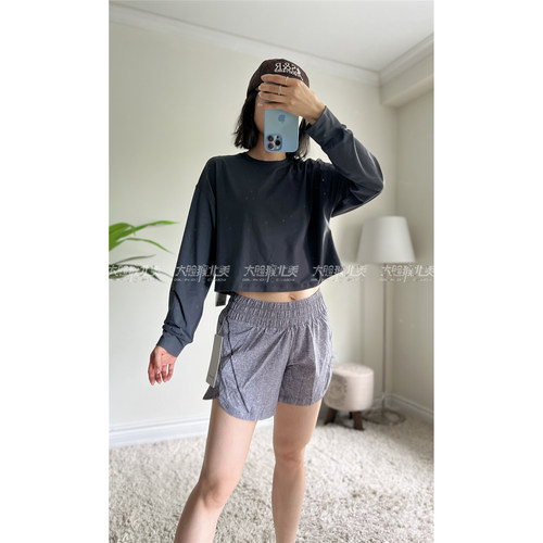 LULULEMON瑜伽短裤有内衬跑步