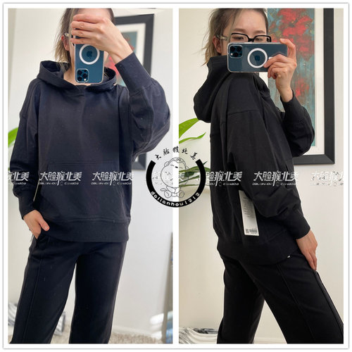lululemon瑜伽运动休闲宽松卫衣