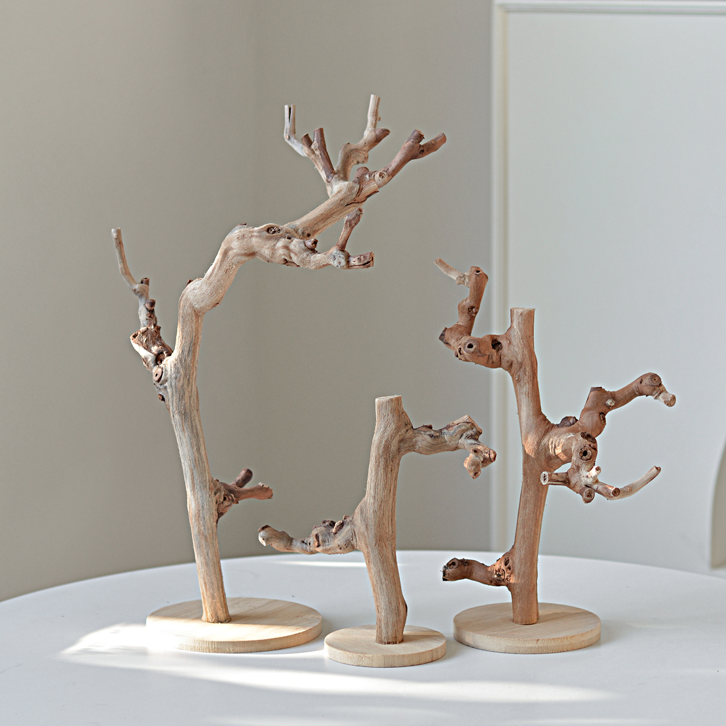 天然木质手串展示架装饰道具