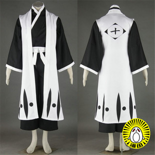 漫田 死神BLEACH 日番谷冬狮郎 十番队和服死霸装cosplay服装