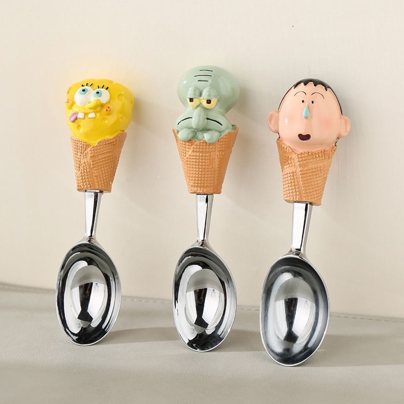 挖冰激凌勺子有钱螃蟹勺子米奇头